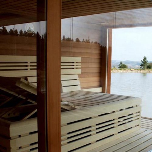 Saunaproject lavoisier sauna - pohled ven