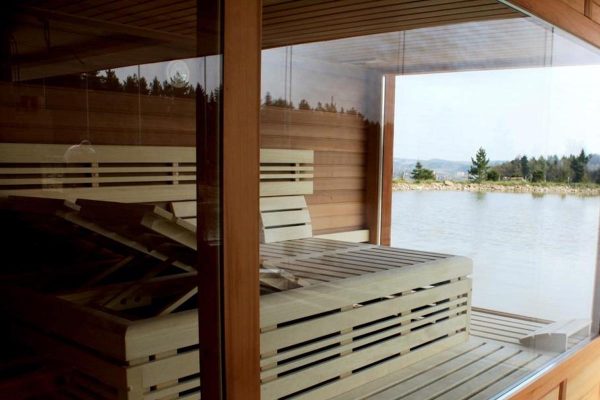 Saunaproject lavoisier sauna - pohled ven