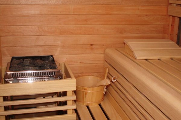 Saunaproject Olše sauna - topidlo combi