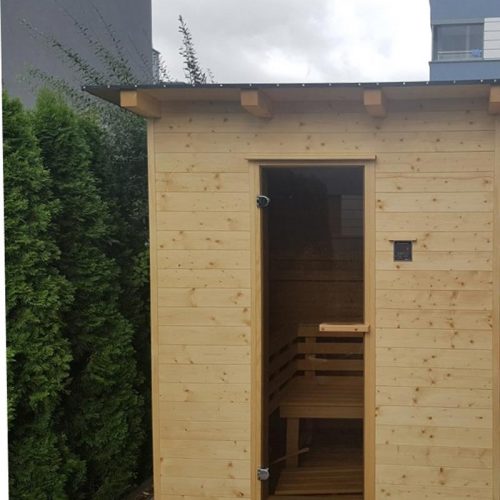 Venkovní sauna - ampere